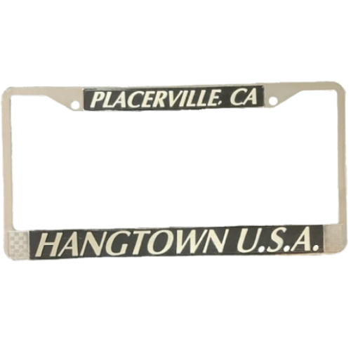 Placerville license Plate Frame